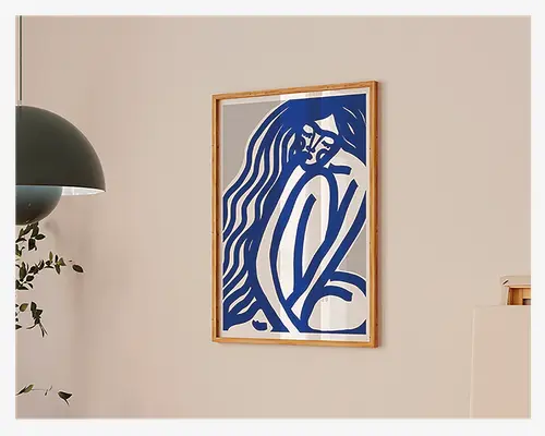 Plakat The Silence Blue