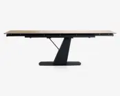 Spisebord i glas/keramik med udtræk