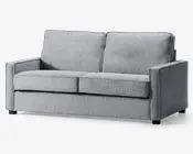 Sovesofa dobbelt med metaludtræk