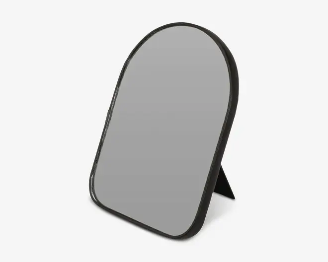 Bordspejl Sort H.22 x B.16 cm 