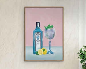 Plakat Petra Lizde Gin Cocktail 30x40 cm