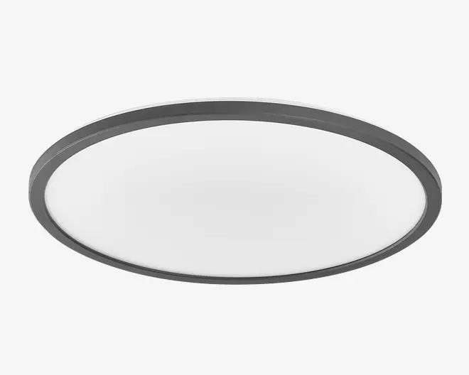 Plafond Ultra Slim Backlight sort Ø.40 cm