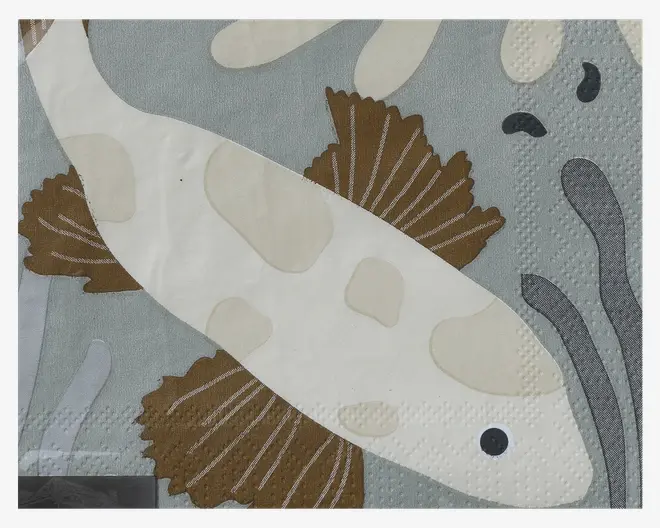 Servietter fish 33x33 cm 