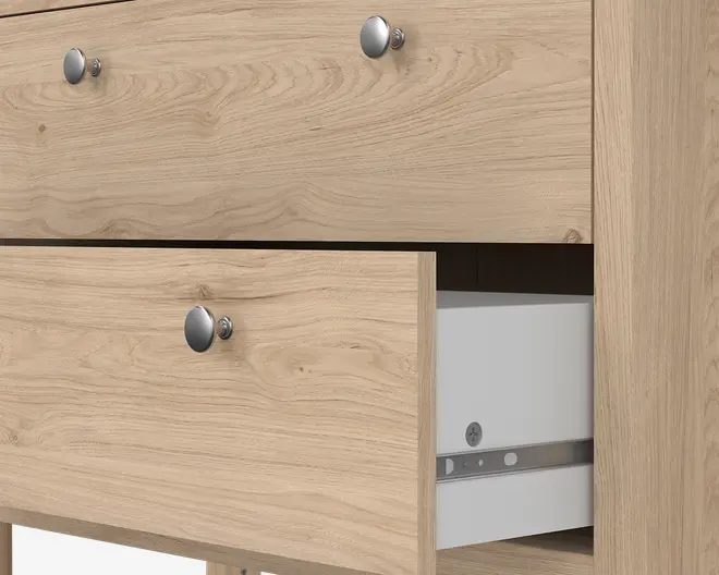 Vitrine Madrid eg med 3 skuffer