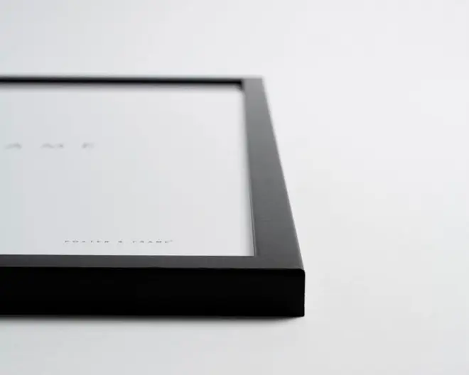 Ramme sort 70x100 cm 