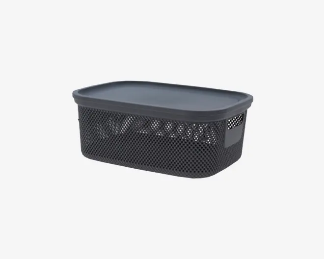 Opbevaringsboks Med Låg Ass H.15 x L.38 cm