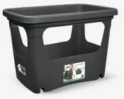 Elho plastkasse plast sort