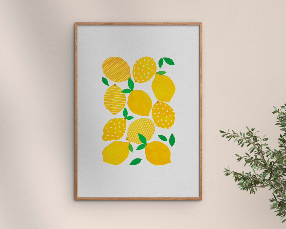 Plakat Lemon Crowd A5