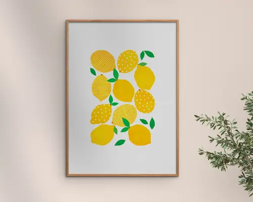 Plakat Lemon Crowd A5