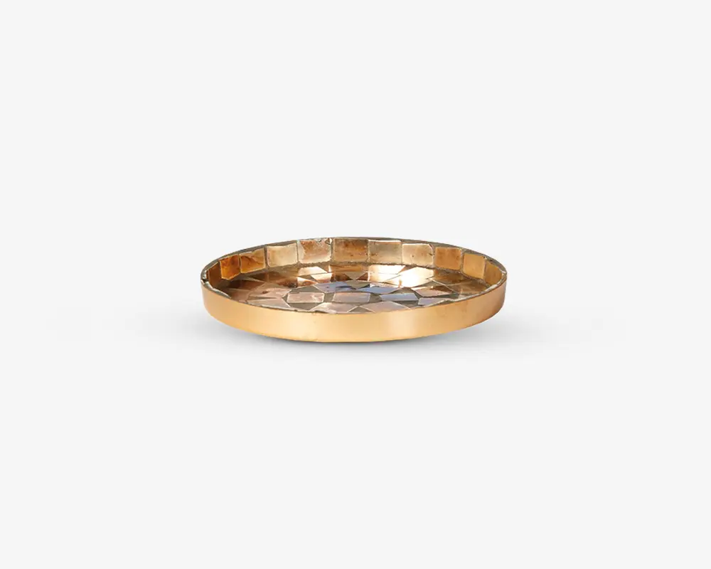 Fad deko antique metal Ø.13 cm 