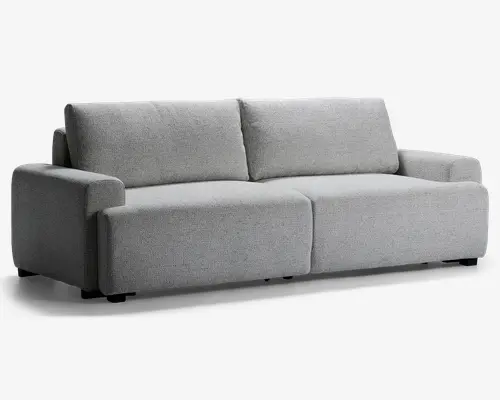 Sovesofa 3 pers. grå møbelstof