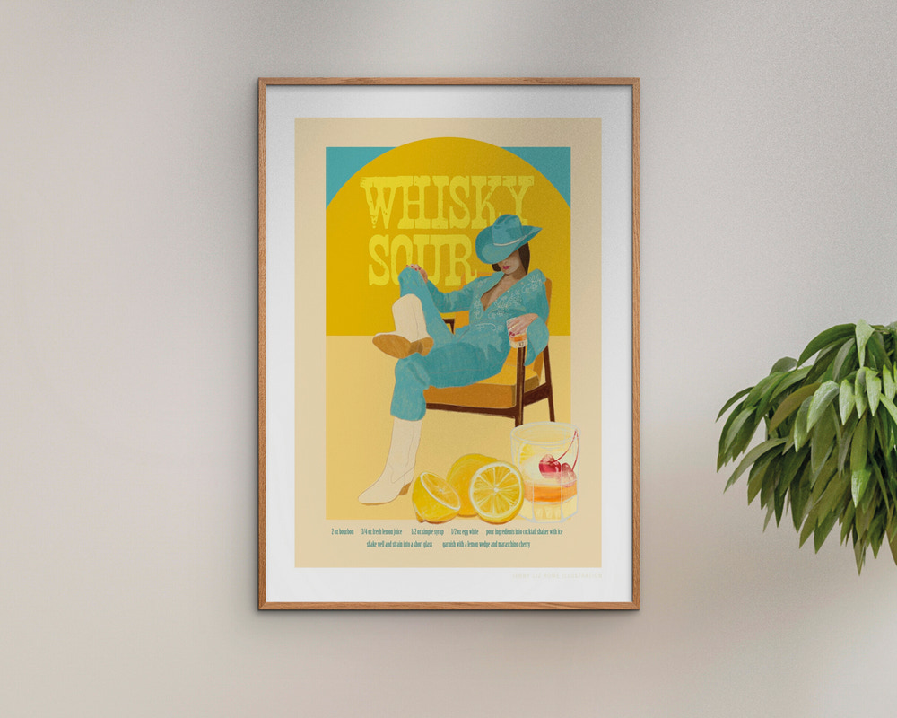 Plakat Whiskey Sour A5