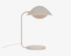 Bordlampe Freya Beige H.40,5 cm 