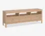 Tv-bord Madrid lys eg m/3 skuffer