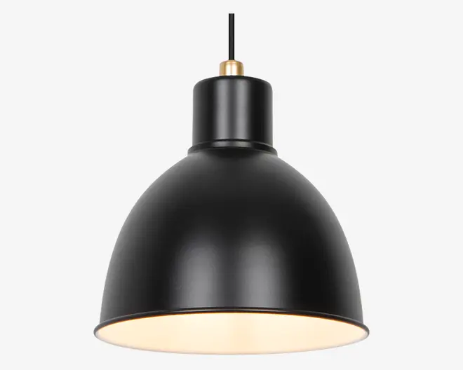 Loftlampe Pop Mat Sort Ø.21,5 cm