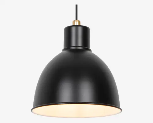 Loftlampe Pop Mat Sort Ø.21,5 cm