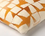 Pude Rio golden ochre 45x45 cm