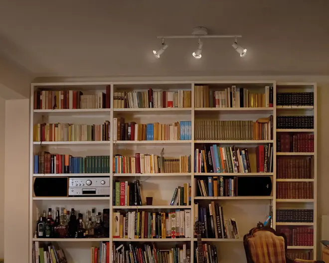 Spot 3xGU10 hvid L.48,6 cm