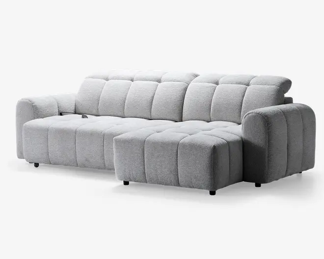 Sofa med chaiselong højre relaxfunktion