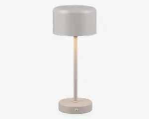 Bordlampe Jeff grå H.30 cm 