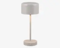 Bordlampe Jeff grå H.30 cm 