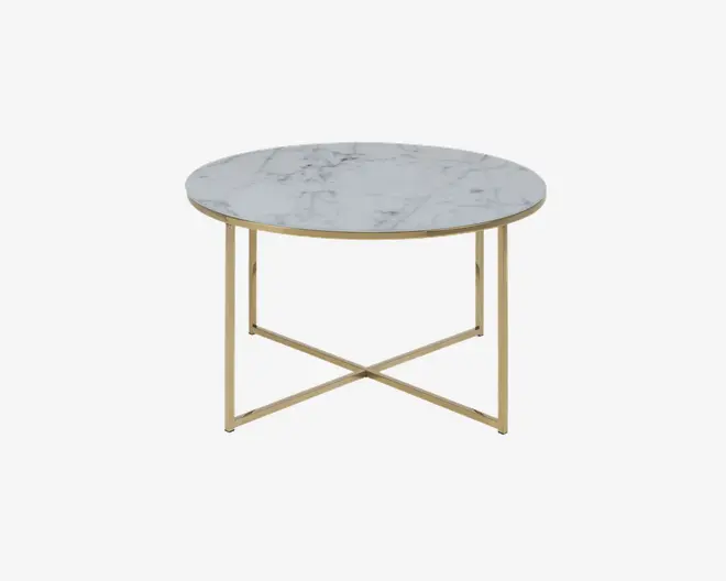 Sofabord m. Glasplade