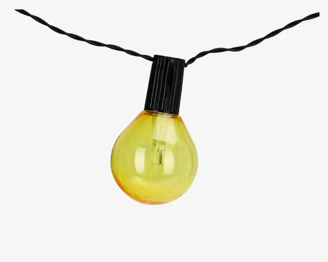 Solcelle lyskæde multifarvet 20 LED