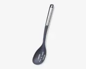 Serveringsske m. huller sort L.34 cm 