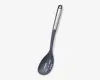Serveringsske m. huller sort L.34 cm 