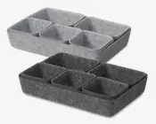 Skuffeindsats filt assorteret 7 stk. 