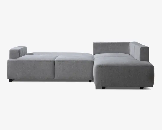 Sovesofa open end højre grå/beige