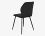 Spisebordsstol i sort velour