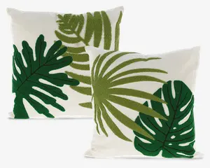 Pude plante broderi 45x45 cm