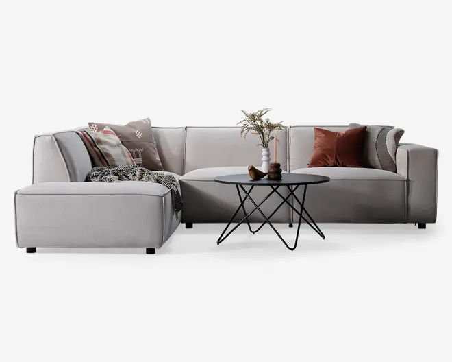 Sofa /Open End Venstrevendt Beige