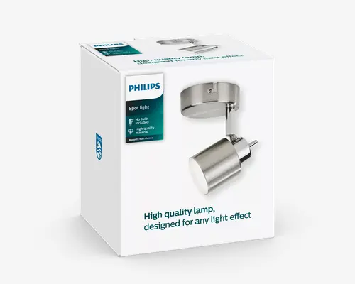 Vægspot Meranti nickel 1xGU10