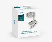 Vægspot Meranti nickel 1xGU10