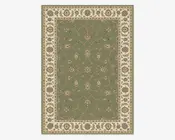 Wilton Flora Grøn 80x150 cm 