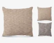 Pude Natur/Grå Ass 45x45 cm