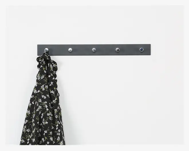 Knagerække Melody 4 inox/krom