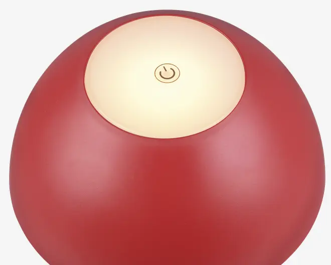 Bordlampe Ricardo rød H.30 cm 