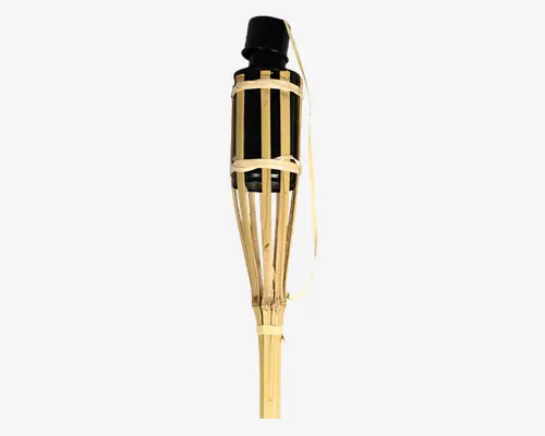 Bambus Fakkel M.Oliebeholder H.60cm