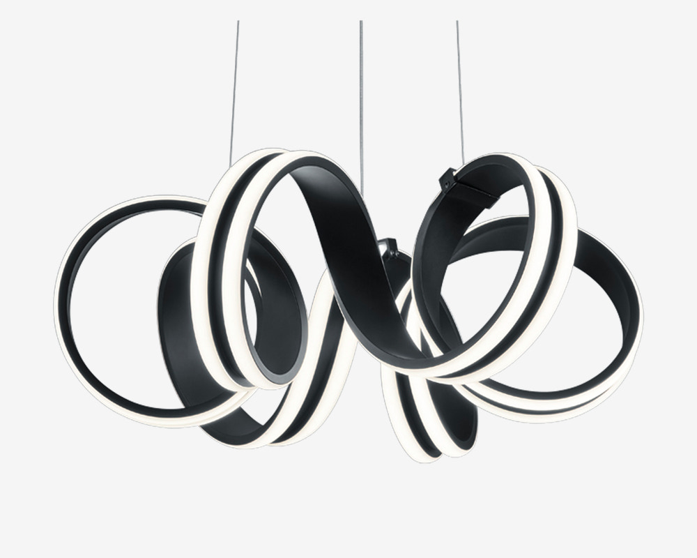 Loftlampe Carrera Sort 