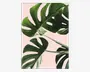 Plakat Monsteras Pink