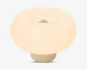 Bordlampe Malti beige H.21 cm