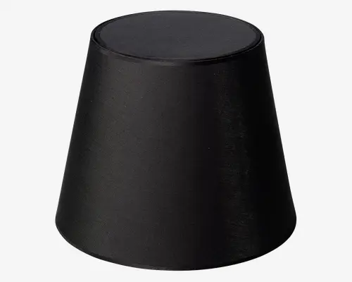 Skærm Isabella Domus sort/kobber H.28 cm