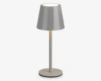 Bordlampe Diaz grå H.21 cm 