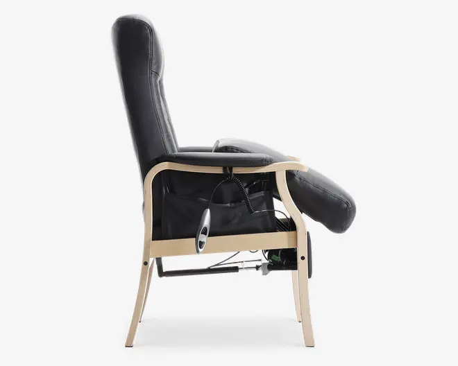 Otium stol sort/natur med sædeløft