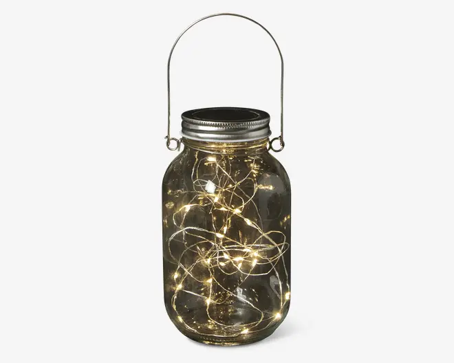 Solcelle sylteglas klar Ø.9,5 cm