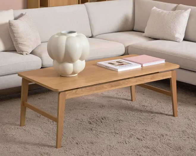 Sofabord Essex fineret eg