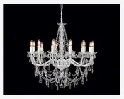 Lysekrone Imperial 12-Armet Hvid Ø.74 cm